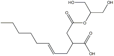 3-(2-Octenyl)succinic acid hydrogen 1-[2-hydroxy-1-(hydroxymethyl)ethyl] ester Structure