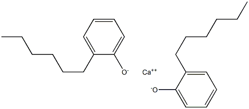 Calcium bis(2-hexylphenolate) Structure