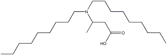 3-(Dinonylamino)butyric acid 结构式