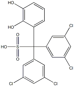 Bis(3,5-dichlorophenyl)(2,3-dihydroxyphenyl)methanesulfonic acid