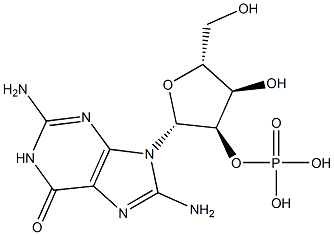 8-Aminoguanosine 2'-phosphoric acid