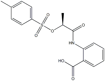 (-)-2-[(S)-2-(p-Toluenesulfonyloxy)propionylamino]benzoic acid|