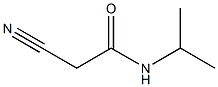 3-(Isopropylamino)-3-oxopropanenitrile 结构式