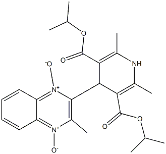 1,4-Dihydro-4-[[3-methylquinoxaline 1,4-dioxide]-2-yl]-2,6-dimethylpyridine-3,5-dicarboxylic acid diisopropyl ester