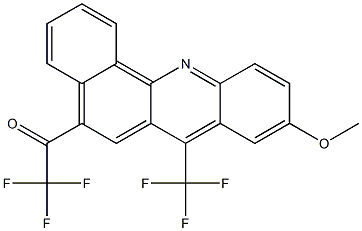 9-Methoxy-5-trifluoroacetyl-7-trifluoromethylbenz[c]acridine Structure