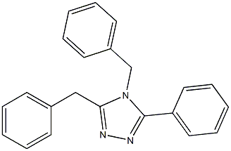 3,4-Dibenzyl-5-phenyl-4H-1,2,4-triazole Structure