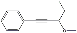1-Phenyl-3-methoxy-1-pentyne Struktur