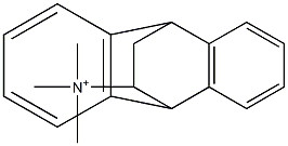 9,10-Dihydro-N,N,N-trimethyl-9,10-ethanoanthracen-11-aminium Struktur