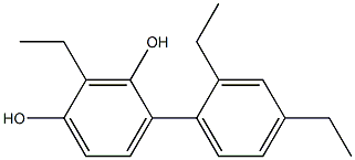 2-Ethyl-4-(2,4-diethylphenyl)benzene-1,3-diol