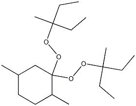 2,5-Dimethyl-1,1-bis(1-ethyl-1-methylpropylperoxy)cyclohexane Struktur