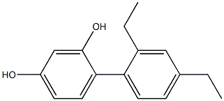  4-(2,4-Diethylphenyl)benzene-1,3-diol