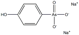 Disodium (p-hydroxyphenyl)arsonate Structure