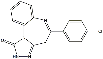 2,4-Dihydro-5-(4-chlorophenyl)-1H-[1,2,4]triazolo[4,3-a][1,5]benzodiazepin-1-one|