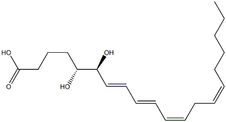 (5R,6S,7E,9E,11Z,14Z)-5,6-Dihydroxy-7,9,11,14-icosatetraenoic acid|