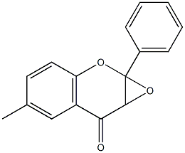 2,3-Epoxy-2,3-dihydro-6-methylflavone,,结构式