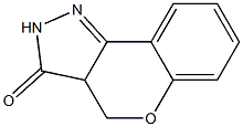 3a,5-Dihydro[2]benzopyrano[4,3-c]pyrazol-3(2H)-one Struktur