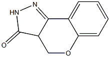 3a,5-Dihydro[2]benzopyrano[4,3-c]pyrazol-3(2H)-one Structure