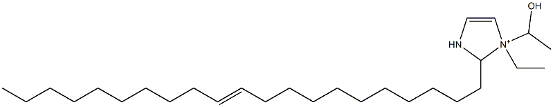 1-Ethyl-2-(11-henicosenyl)-1-(1-hydroxyethyl)-4-imidazoline-1-ium Structure