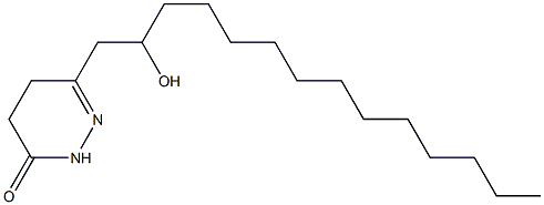 4,5-Dihydro-6-[2-hydroxytetradecyl]pyridazin-3(2H)-one Structure