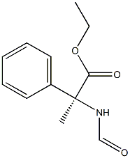 (+)-N-Formyl-2-phenyl-D-alanine ethyl ester Structure