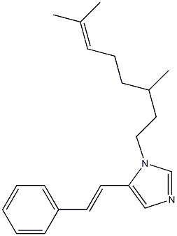 1-(3,7-Dimethyl-6-octenyl)-5-styryl-1H-imidazole