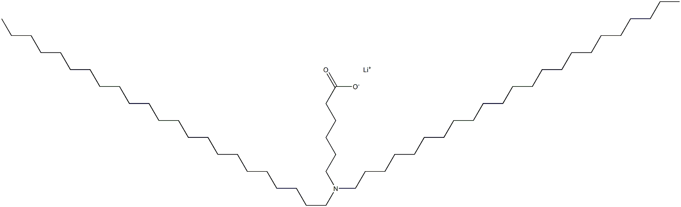 6-(Ditricosylamino)hexanoic acid lithium salt,,结构式