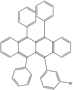 5-(3-Bromophenyl)-6,11,12-triphenylnaphthacene Structure