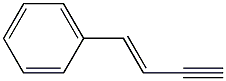 1-フェニル-1-ブテン-3-イン 化学構造式