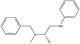 [2S,(-)]-N'-Benzyl-N'-methyl-N-phenyl-1,2-propanediamine Struktur