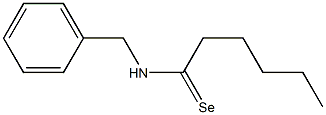 N-Benzylhexaneselenoamide Struktur