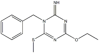  1-Benzyl-4-ethoxy-6-(methylthio)-1,3,5-triazin-2(1H)-imine