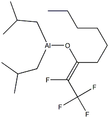  Diisobutyl[(Z)-1-hexyl-2,3,3,3-tetrafluoro-1-propenyloxy]aluminum