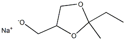 Sodium(2-ethyl-2-methyl-1,3-dioxolan-4-yl)methanolate