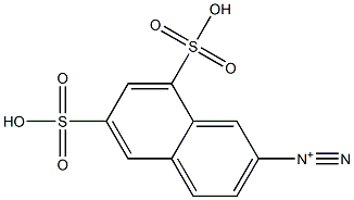 6,8-Disulfonaphthalene-2-diazonium 结构式