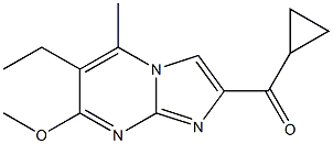 2-Cyclopropylcarbonyl-6-ethyl-7-methoxy-5-methylimidazo[1,2-a]pyrimidine