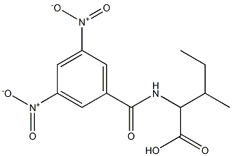 2-[(3,5-Dinitrobenzoyl)amino]-3-methylpentanoic acid 结构式