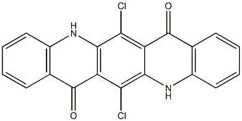 6,13-Dichloro-5,12-dihydroquino[2,3-b]acridine-7,14-dione Structure