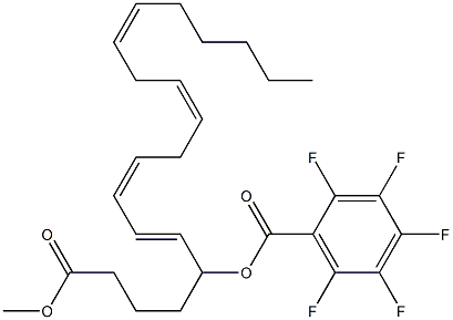  (6E,8Z,11Z,14Z)-5-(Pentafluorobenzoyloxy)-6,8,11,14-icosatetraenoic acid methyl ester