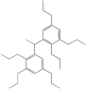 3,3'-エチリデンビス(1,2,5-トリプロピルベンゼン) 化学構造式
