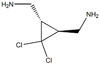 (2S,3S)-1,1-Dichloro-2,3-bis(aminomethyl)cyclopropane Struktur