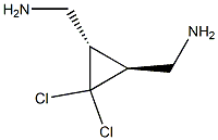 (2S,3S)-1,1-Dichloro-2,3-bis(aminomethyl)cyclopropane Structure