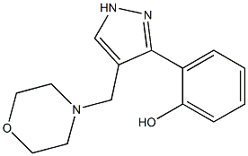 2-[4-[Morpholinomethyl]-1H-pyrazol-3-yl]phenol