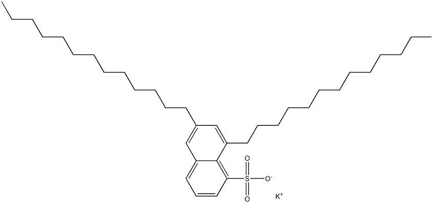 6,8-Ditridecyl-1-naphthalenesulfonic acid potassium salt