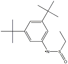 N-(3,5-Di-tert-butylphenyl)-N-(ethylsulfinyl)aminyl radical Structure