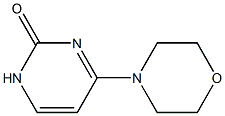 4-Morpholinopyrimidin-2(1H)-one 结构式