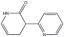 3,4-Dihydro-3-(2-pyridinyl)pyridin-2(1H)-one Structure