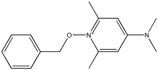 4-(Dimethylamino)-2,6-dimethyl-1-(benzyloxy)pyridinium Structure