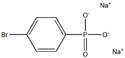 4-Bromophenylphosphonic acid disodium salt 结构式