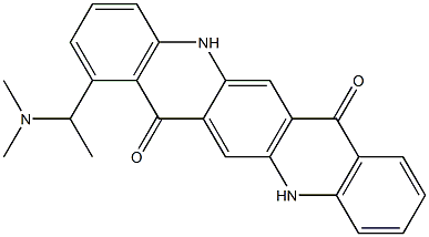  1-[1-(Dimethylamino)ethyl]-5,12-dihydroquino[2,3-b]acridine-7,14-dione