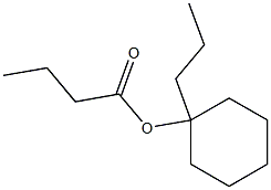 Butanoic acid 1-propylcyclohexyl ester